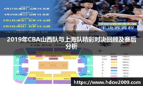 2019年CBA山西队与上海队精彩对决回顾及赛后分析